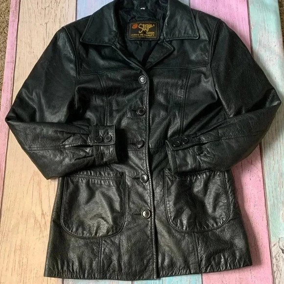 Vintage suzies leather jacket size medium - Picture 3 of 8